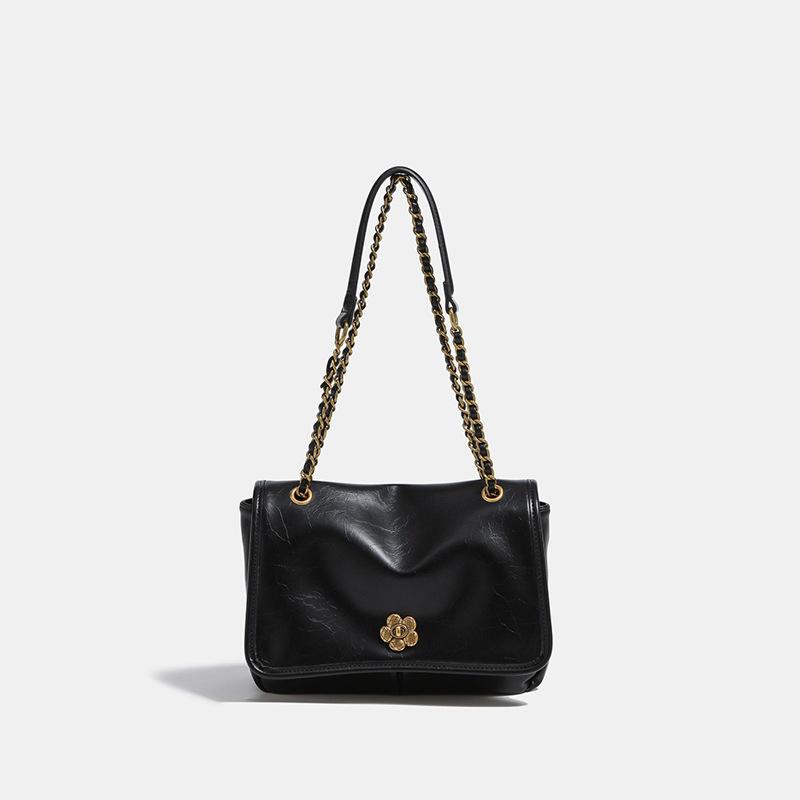 New Versatile Women s Bag for Work and Commuting, Retro Simple Chain Crossbody Bag, Women s Light Luxury Hand-held Shoulder Bag