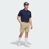Adidas Performance Polo Shirt Solid Color Logo Short Sleeve Polo Men Tops Dark-Blue IU4447