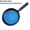 Nepotažená železná pánev 20-34cm Pánev na steak a vejce Odolná litinová pánev Plynový indukční sporák