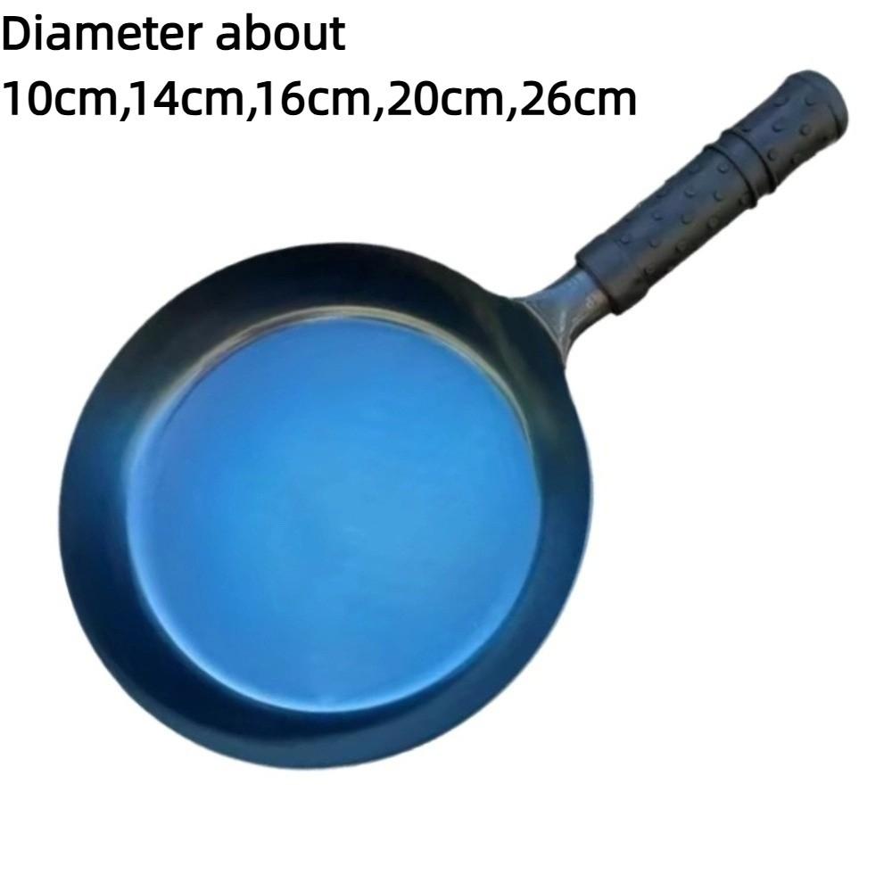 Tigaie de fier neacoperită 20-34cm Tigaie pentru friptură și ouă Durabilă Tigaie din fontă Aragaz cu gaz inducție