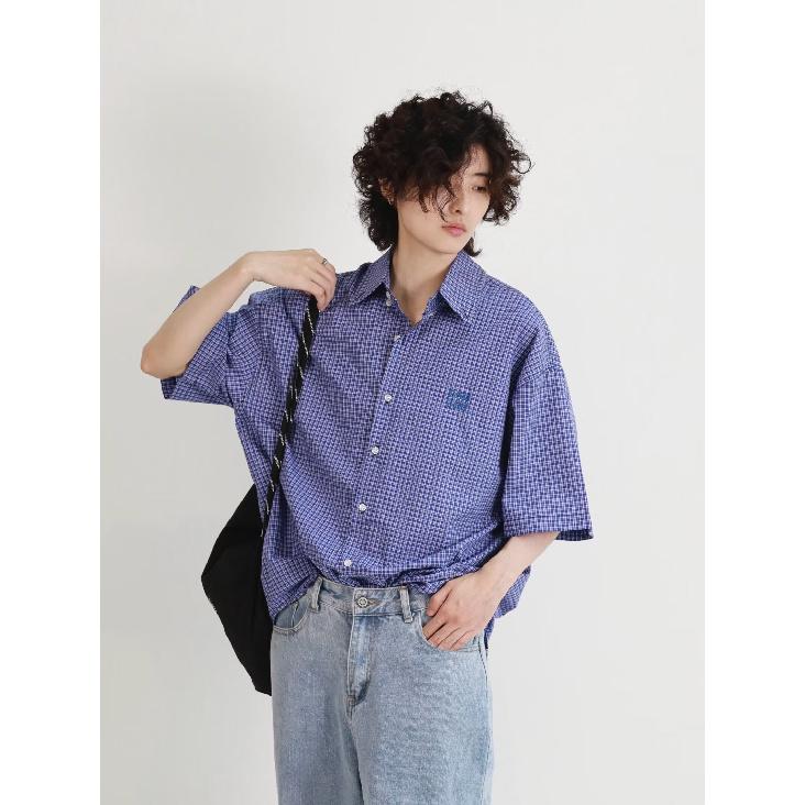 2024 Letter Long Sleeved Shirt Japanese Hong Kong Style Ins Loose Shirt Men'S Summer Trend Versatile Casual Jacket