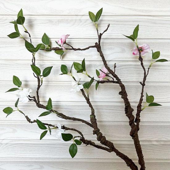 Artificial Flowers High Simulation Realistic Fake Flowers with Soft Petals And Green Leaves