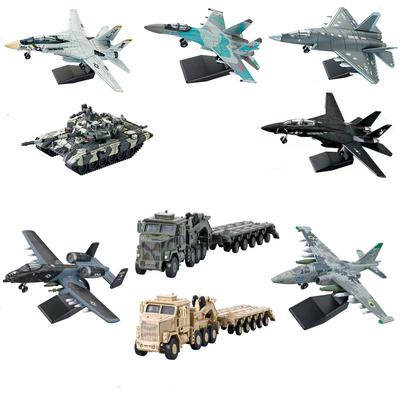 DIY F14 Tomcat J-35 Stealth Su35s Multi-Purpose Fighter T90 Main Battle Tank Building Block Military Model Toys for Gifts