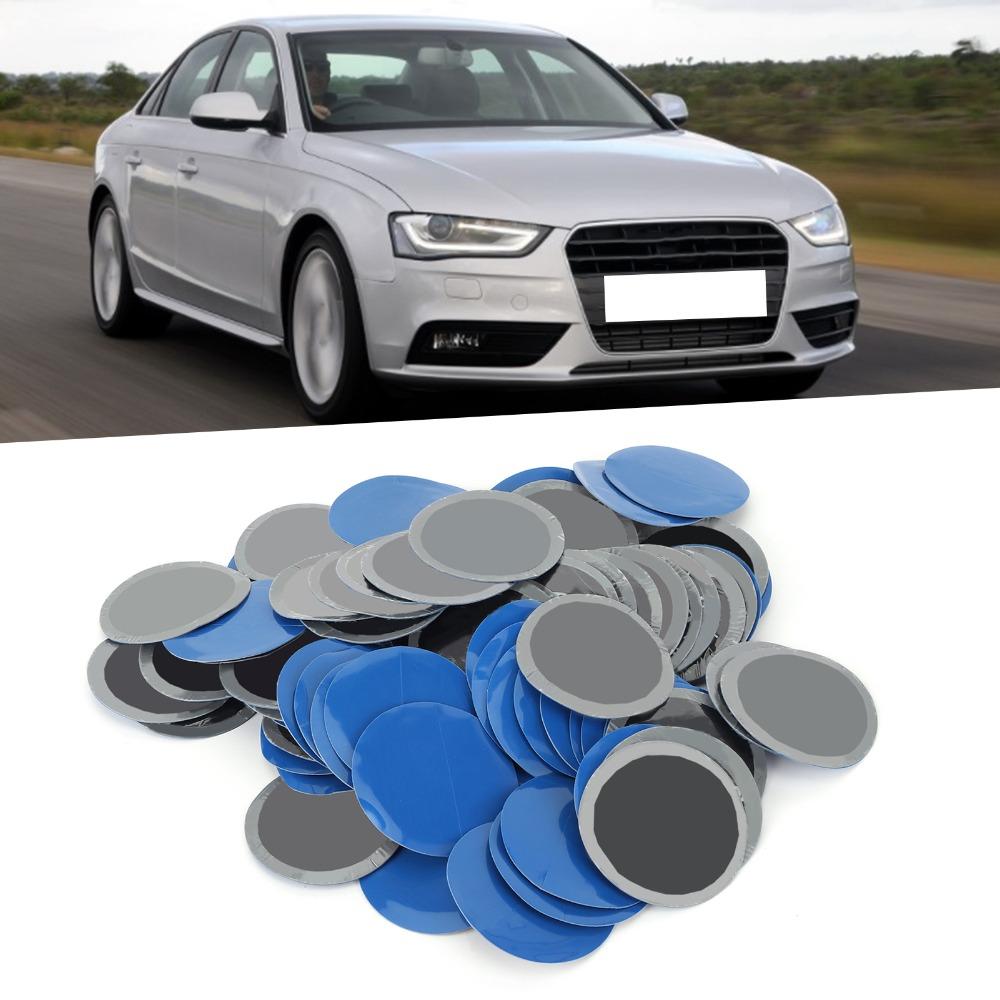 80PCS/36PCS 58mm / 2.3in Round Tire Patch Rubber Tubeless Tire Patch  Car/Truck/Motorcycle