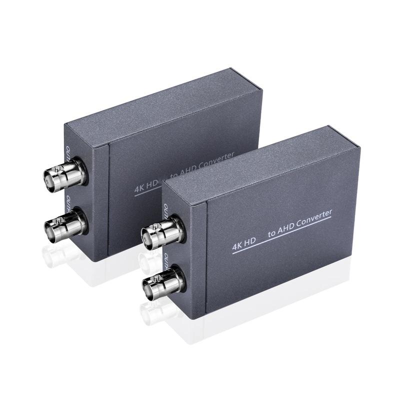 4K HDMI To AHD Converter 4K 60Hz HDMI Input To 1080p Video Display BNC AHD Out for Computer PC Camera DVR To TV Monitor
