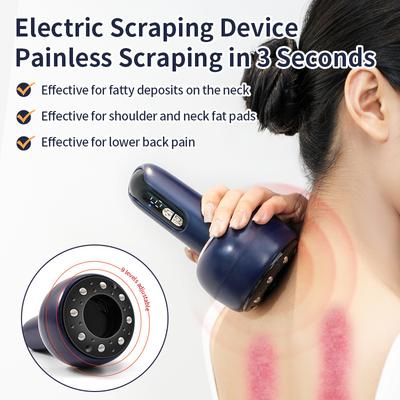 Machine de Massage Ventouses Intelligentes 9 Niveaux Ventouse à Vide Boîtes Méridiennes Chinoises Chauffage Lumière Rouge Bocaux Grattage Cellulite Corps