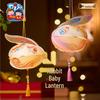 Handmade DIY Spring Festival Year of the Rabbit Baby Lantern Kit for Kids - 2 Rabbit Lanterns Decoration