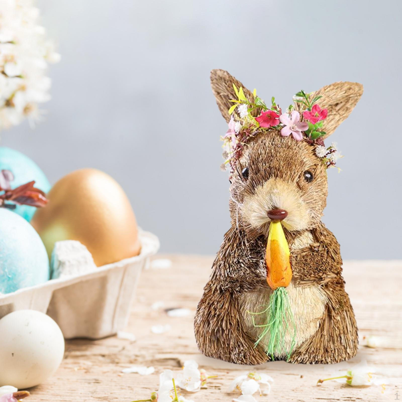 

Adorable Bunny Figurine for Easter Garden Decor 12x11x21cm