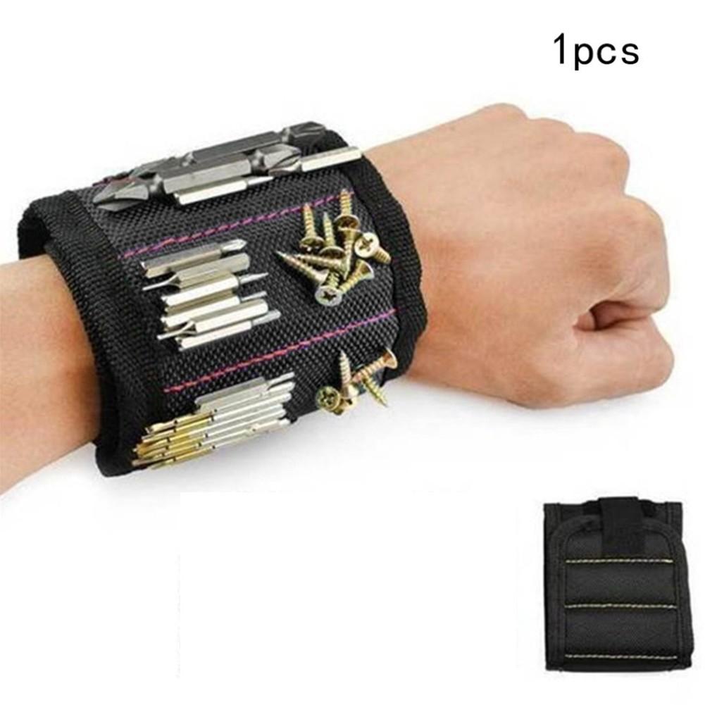 

Магнитная сумка для инструментов Удержание винтов Гвозди Дом Благоустройство Портативный