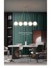 Nordic White Glass Ball Chandelier for Living and Dining Rooms