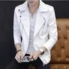 Spring and Autumn Retro Brown Leather Jacket Men's American High Street Trend Premium Sense Loose Lapel Handsome Motorcycle Jacket