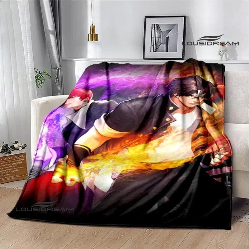 3D Game KING OF FIGHT Cartoon Printed Blanket Warm Flannel Blankets Soft and Comfortable Blanket Bed Linings Birthday Gift