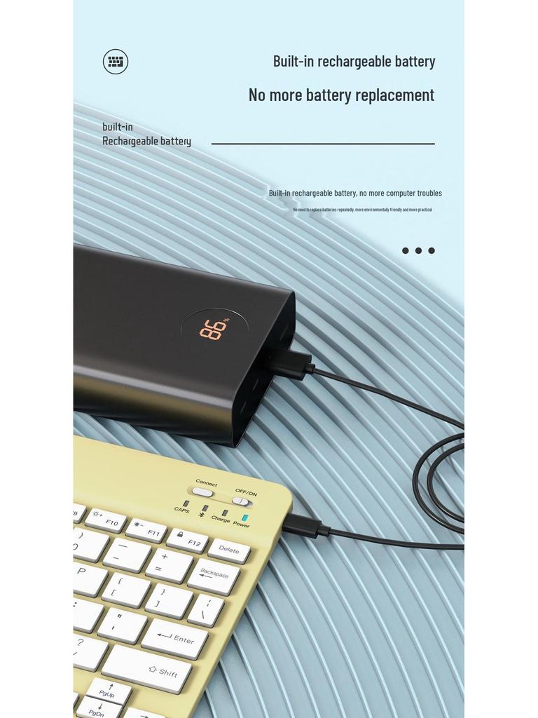 Compatible with iPad Mini, Xiaomi Bluetooth Keyboard & Mouse, Huawei Phone, Tablet & Laptop for Wireless Connectivity