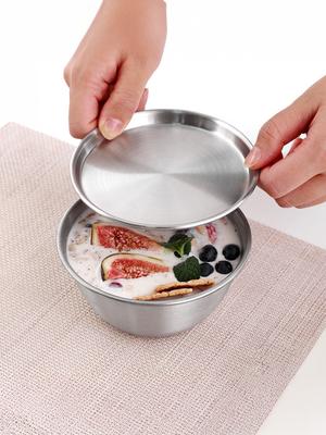 Reborn. J New Mini 304 Measuring Bowl & Tray Cover Set (Large/600ml)
