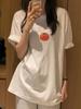 WomenS TShirt with Cute Tomato Graphic Harajuku Short Sleeve Casual Womens Tshirt Clothing Street Tops Tees Aesthetic Clothes
