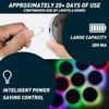 New LED Cup Holder Lights Car Rechargeable 3 Modes 7 Color Changing Light Up Cup Holder Insert Coasters Car Decor Accessories