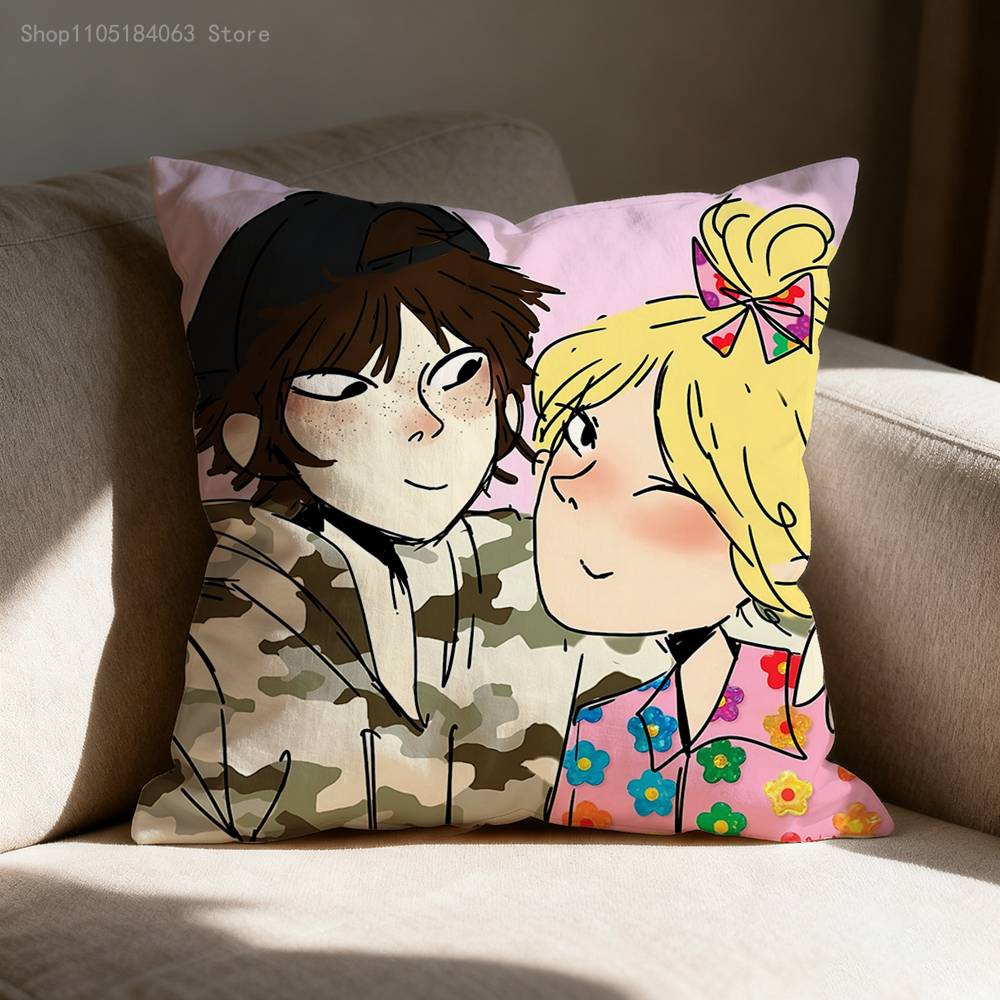 CCharlieS LLola Pillow Case For Sofa Decor Car Office Room Printing Cushion Cover Decorations and Protector