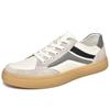 Zapatos de Hombre Zapatos Marea de Primavera Cuero Genuino Zapatos de Moda Nuevos Zapatos de Cuero de Hombre Moda Suela Plana Zapatillas Casuales