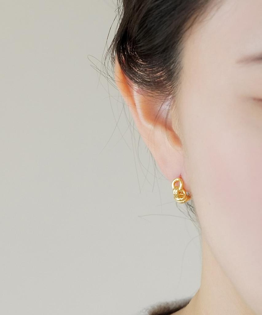 Alleun Silver 925 Knot Bold Silver Earrings Luxury
