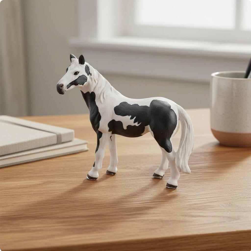3 Pieces Mare Figures Horse Statue Model Collectible Educational Toy Defined Textures Careful