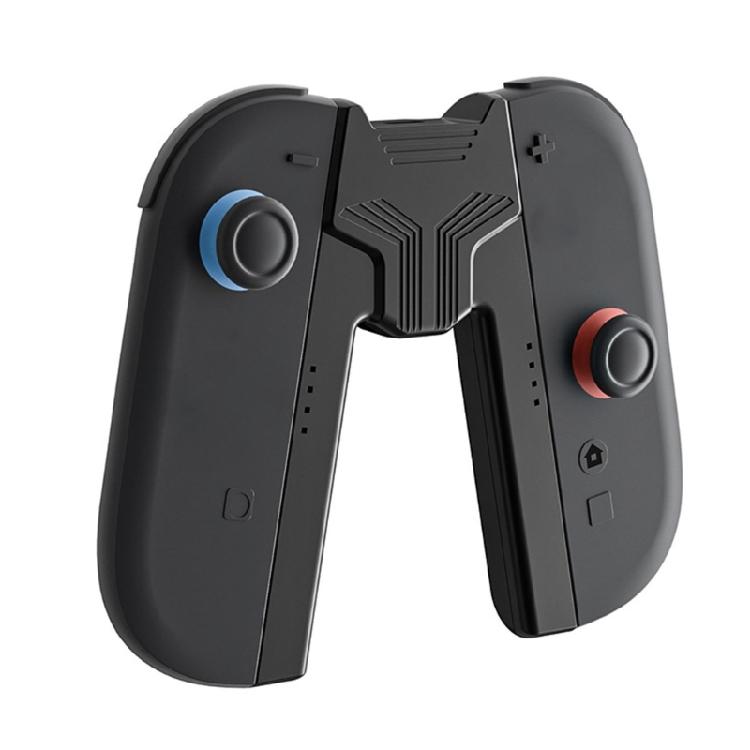 Portable V Grip Charges Build In Magnetic Lock & Double USB C Charging Ergonomic Charging Holder Compatible for switch2