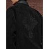 GXG Men's Velvety PU Texture Jacket