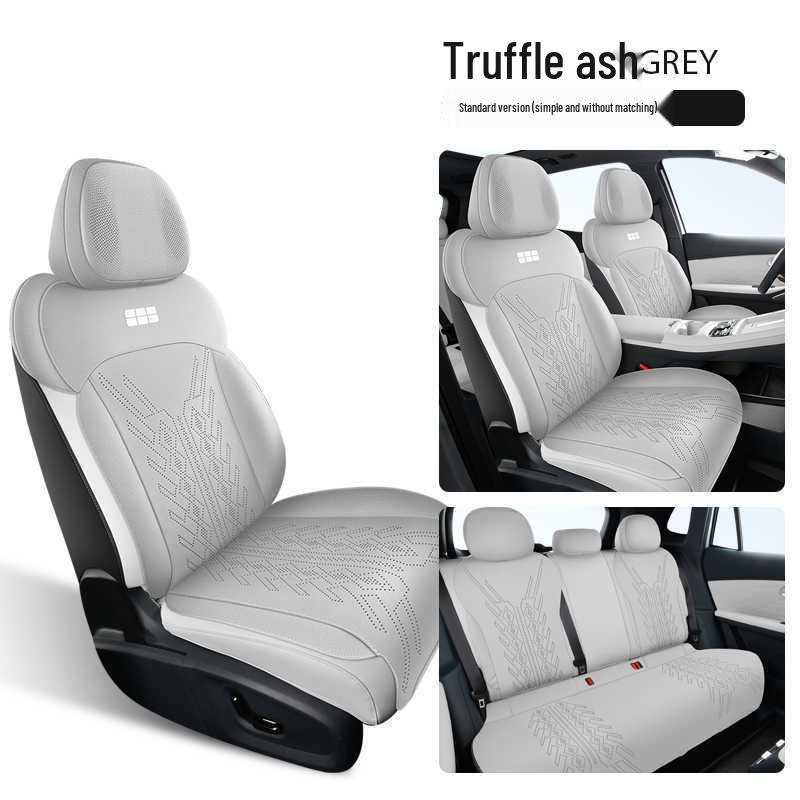 Geely Galaxy Starship 7 Universelles halbgeschlossenes Autositzkissen (Alle Jahreszeiten, Wildleder)