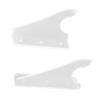 2 Pairs Wall Mount Sword Organizer Clear Acrylic Light Sword Storage and Display Rack for Living