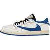 (PS) Air 1 Retro Low x Travis Scott x Fragment 'Sail Military Blue' Męskie DO5442-104