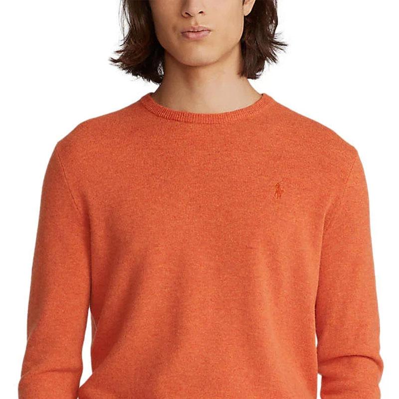 Polo Ralph Lauren Pony Logo Gestickter Pullover Rundhalsausschnitt Langarm Strickpullover Herrenpullover 710718596-034