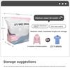 Vacuum Compression Bags for Clothing and Blankets, No Pump Space Saver, Heavy Duty Sealed Travel Packing Bags with Hand Roll