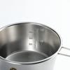 NANGOGEAR Camping Sierra Deep Stainless with Canvas Storage 21119 (Nanko Gear) Cup, Type, 18-8 Steel, #450, Case, (S-360-2P+B)