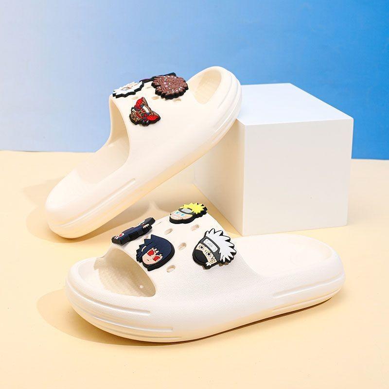 Kids Cartoon Comfortable Slippers Soft Sole Non Slip Ninja Design Perfect For Home Use