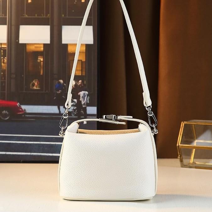 

Mobile Phone Bento Lunch Box Bag Women S Spring And Summer Portable Commuter Small Square Bag Texture Bag Single Shoulder Crossbody белый