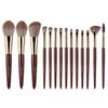 14pcs Makeup Brushes Set Professional Cosmetic Synthetic Bristles Long Handle Beauty Tools
