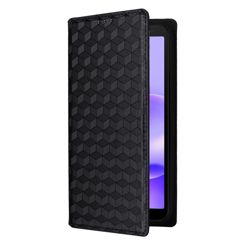TCL 502 Leather Case: Multifunctional with Card Slot, Magnetic Stand, Protective Shell.