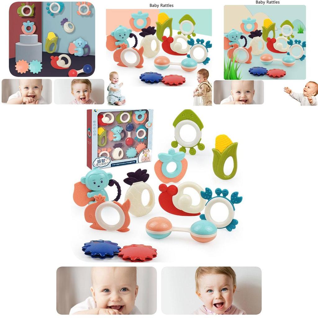 Baby Rattle Gift Set 10 Piece Bundle For Newborns
