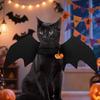 Kočičí netopýří křídla Pet Halloweenský kostým Fotografická rekvizita Cosplay Černá netopýří křídla pro kočky a psy Halloweenská párty Doplňek pro převlečení