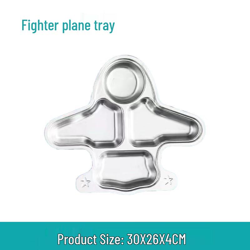 

Ruhan 304 Stainless Steel Kids Cartoon Divided Plate