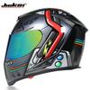 Full Face Motorcycle Helmet Adults ABS Material Dual Lens Anti-Fog Warm Winter Use Unisex