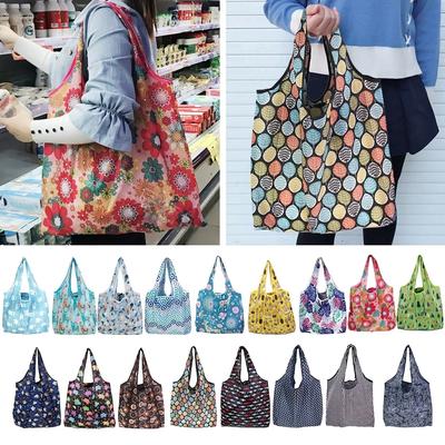 Large Shopping Bag Reusable Eco Bag Grocery Package Beach Toy Storage Bags Shoulder Shopping Pouch Foldable Tote Pouch Package