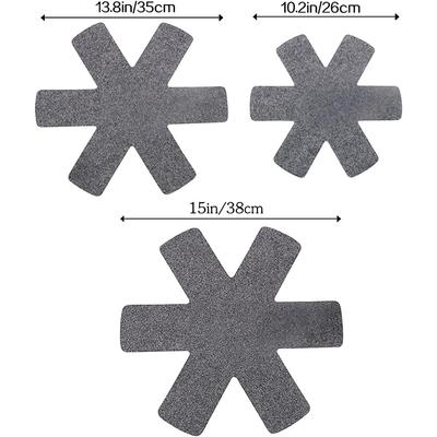 12Pcs Pot and Pan Protectors 3 Different Sizes Felt Pan Protectors Kitchen Cookware Dividers Pads Pot Separators Pads JT478