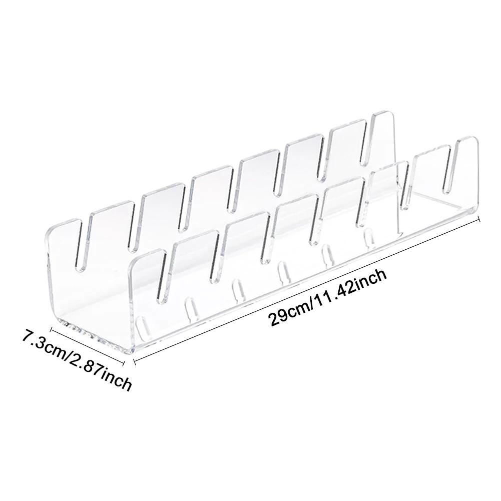 Huthalter für 7 Baseballkappen, Acryl-Hut-Organizer, keine Installation, Hut-Aufbewahrung, Display-Halter für Schlafzimmer, Schrank, Kommode