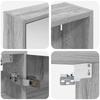 Bathroom Cabinet Set 3 Pcs 116 X 16 X 62.5 Cm Engineered Wood