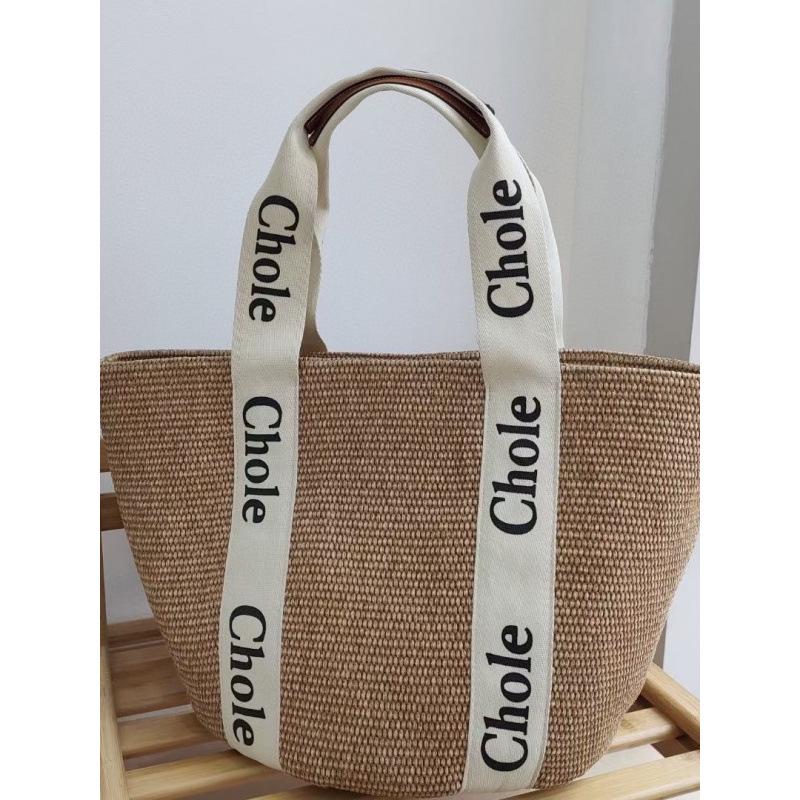 Sac d'été en paille style Ins pour femme – Essentiel mode pour la plage, le pique-nique et les vacances