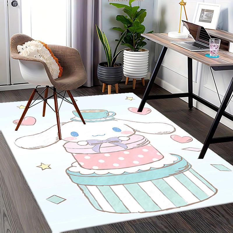 Anime Cartoon Design Chair Mat - Non-Slip Carpet for Office, Home Decor, Living Room, Bedroom, Game Room & Dormitory (Festival Gift).E064