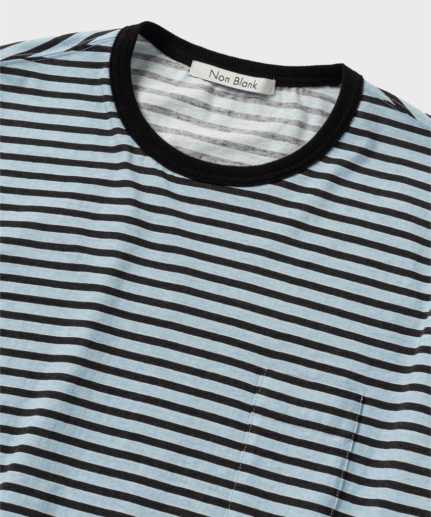 NONBLANK Sky Stripe T-Shirt_Sky Blue