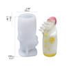 Luoye Christmas Tree 3D Candle Soap Mould DIY Candle Epoxy Mold Handmade Candles Aroma Wax Soap Molds for Decoration