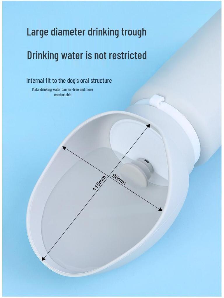 Portable Collapsible Dog Water Bottle for Outdoor Walks