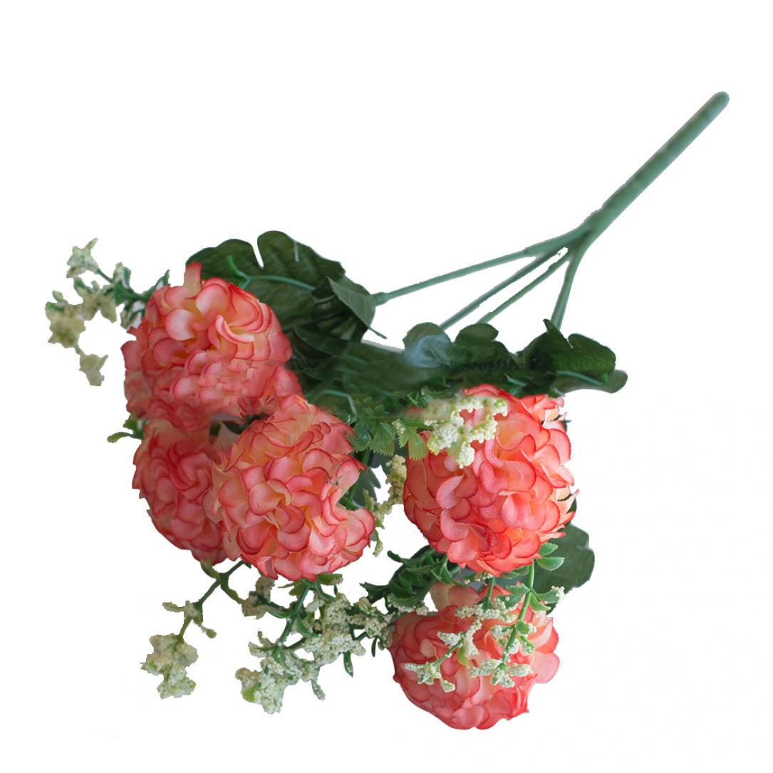 

1 букет искусственный цветок хризантемы растение домашний офис вечерние декор